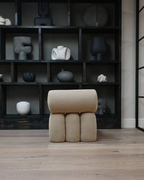 Sessel Foku aus Bouclé in Smoked Sand von 101 Copenhagen – Bild 7