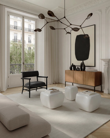 Sessel Nama aus Eiche und Anilinleder in Schwarz von 101 Copenhagen – Bild 2