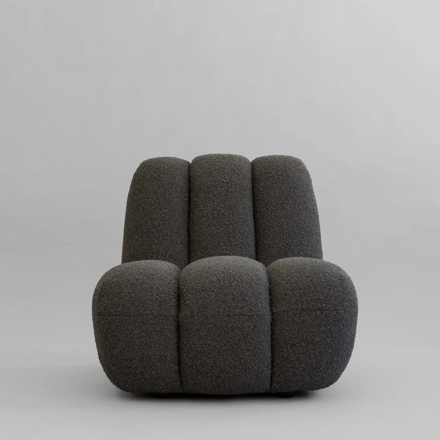 Sessel Toe aus Bouclé in Deep Taupe, 80x70x72 cm von 101 Copenhagen – Bild 1
