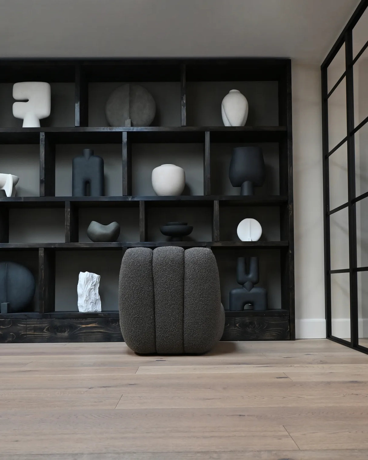 Sessel Toe aus Bouclé in Deep Taupe, 80x70x72 cm von 101 Copenhagen – Bild 10