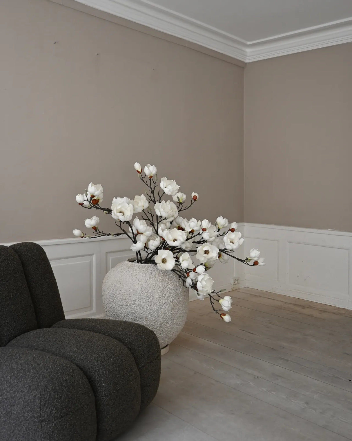 Sessel Toe aus Bouclé in Deep Taupe, 80x70x72 cm von 101 Copenhagen – Bild 6