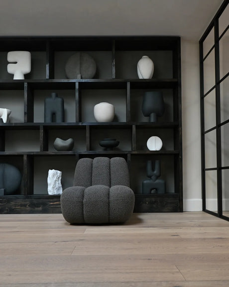 Sessel Toe aus Bouclé in Deep Taupe, 80x70x72 cm von 101 Copenhagen – Bild 7