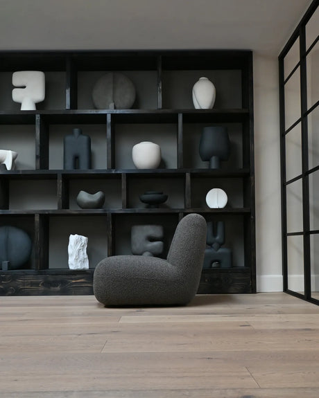 Sessel Toe aus Bouclé in Deep Taupe, 80x70x72 cm von 101 Copenhagen – Bild 9