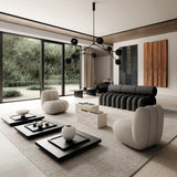 Sessel Toe aus Bouclé in Smoked Sand, 80×70×72 cm von 101 Copenhagen – Bild 3