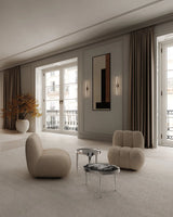 Sessel Toe aus Bouclé in Smoked Sand, 80×70×72 cm von 101 Copenhagen – Bild 4