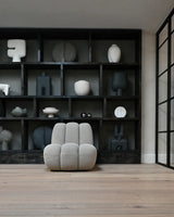 Sessel Toe aus Bouclé in Smoked Sand, 80×70×72 cm von 101 Copenhagen – Bild 6