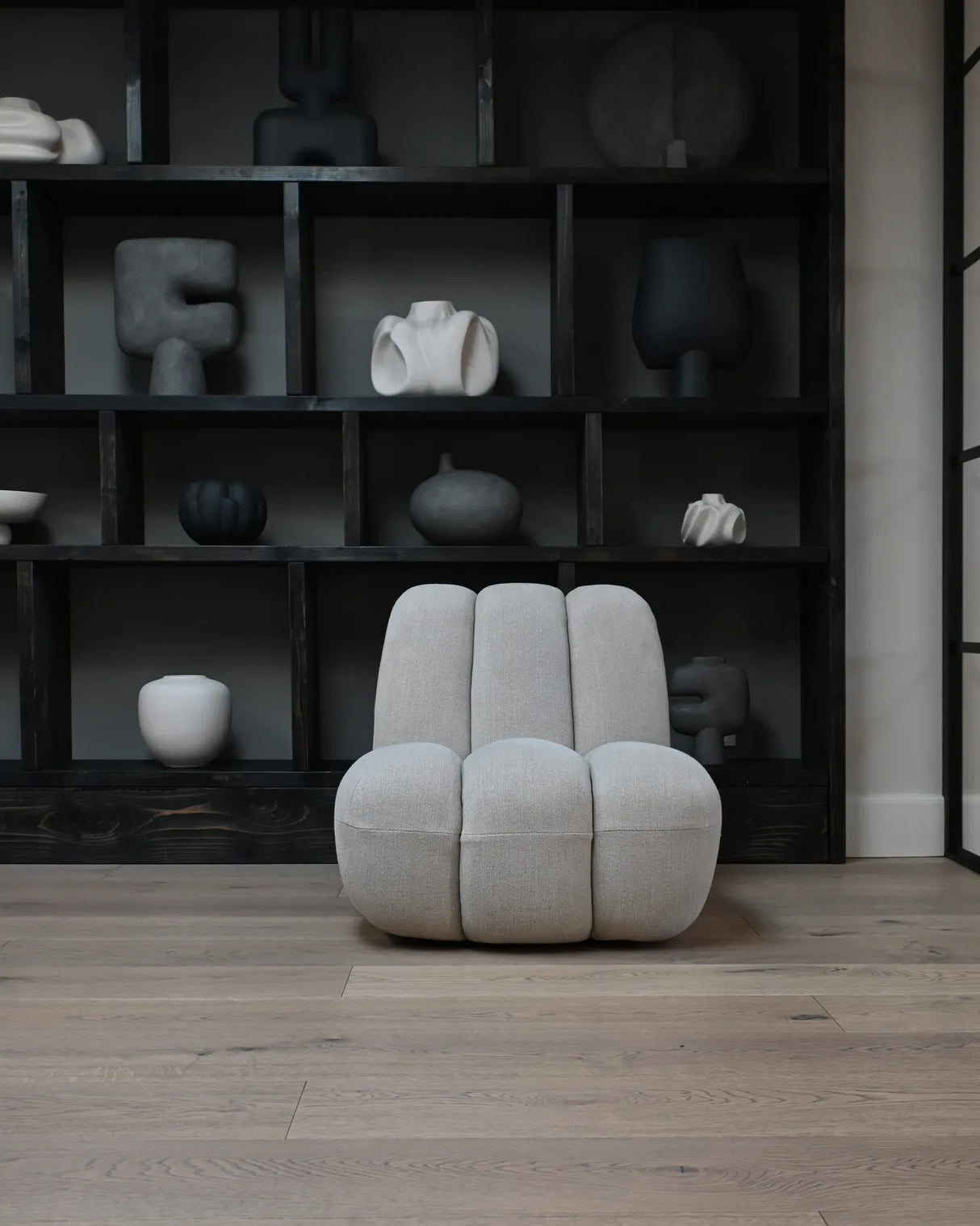 Sessel Toe aus Leinen in Sand, 80×70×72 cm von 101 Copenhagen – Bild 6