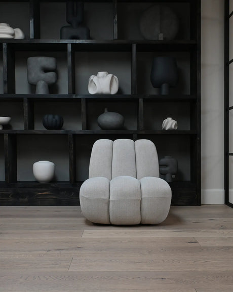 Sessel Toe aus Leinen in Sand, 80×70×72 cm von 101 Copenhagen – Bild 6