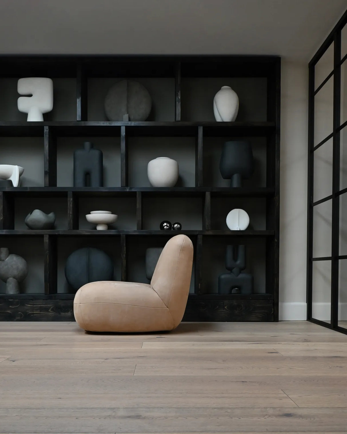 Sessel Toe aus Nubukleder, 80x70x72 cm von 101 Copenhagen – Bild 7