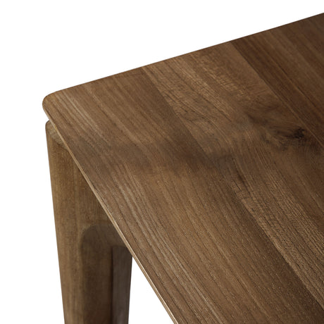 Bok ausziehbarer Esstisch - Teak - rechteckig - 140/220 x 90 x 76 cm - ZEN ZONE