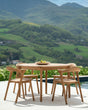 Bok Gartentisch - Teak - rund - 125 x 125 x 76 cm - ZEN ZONE