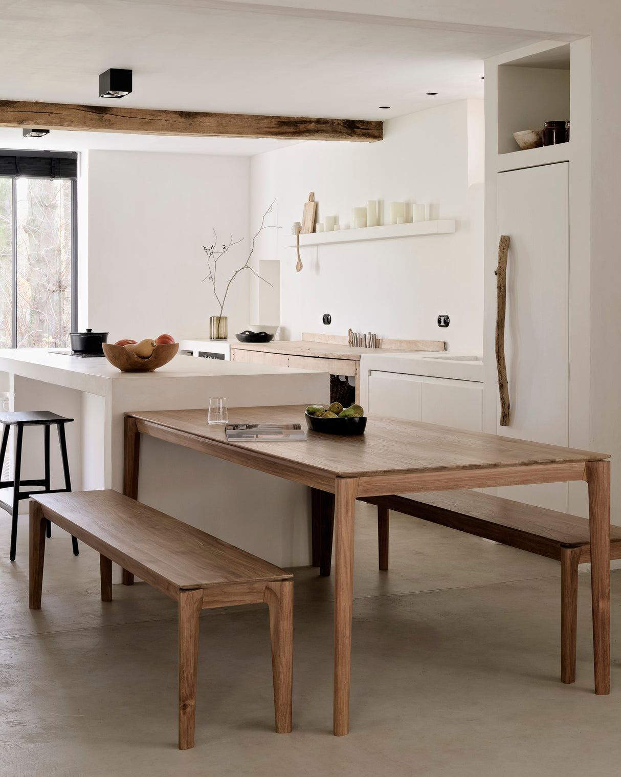 Bok Sitzbank - Teak - 186 x 35 x 46 cm - ZEN ZONE Furniture