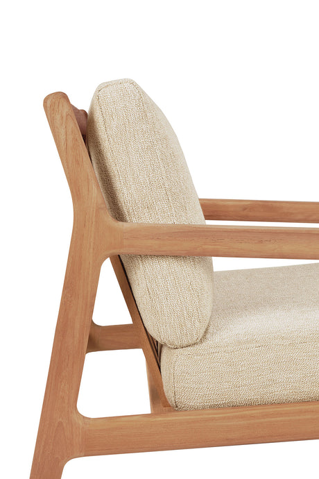 Jack Garten-Loungestuhl - Teak - Naturstoff - 76 x 90 x 74 cm - ZEN ZONE