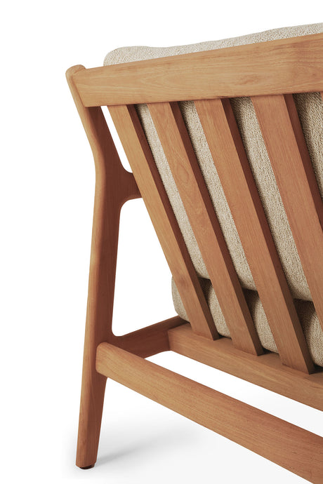 Jack Garten-Loungestuhl - Teak - Naturstoff - 76 x 90 x 74 cm - ZEN ZONE