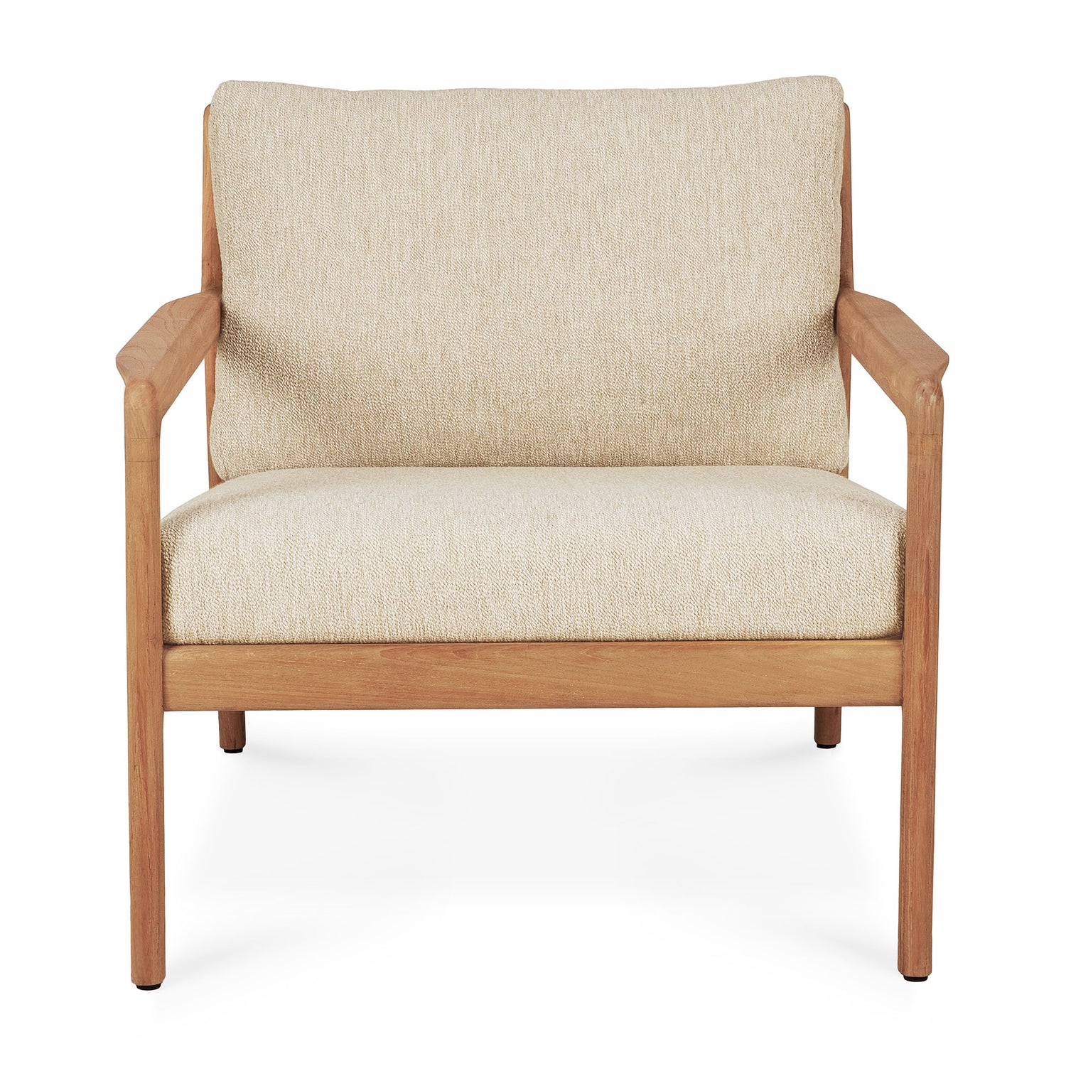 Jack Garten-Loungestuhl - Teak - Naturstoff - 76 x 90 x 74 cm - ZEN ZONE