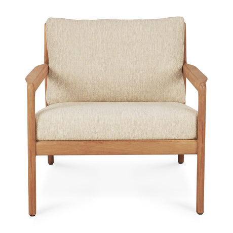 Jack Garten-Loungestuhl - Teak - Naturstoff - 76 x 90 x 74 cm - ZEN ZONE