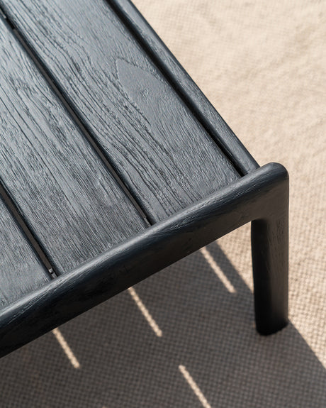 Jack Garten-Beistelltisch - lackiertes Teak - schwarz - quadratisch - 54 x 54 x 38 cm - ZEN ZONE Furniture