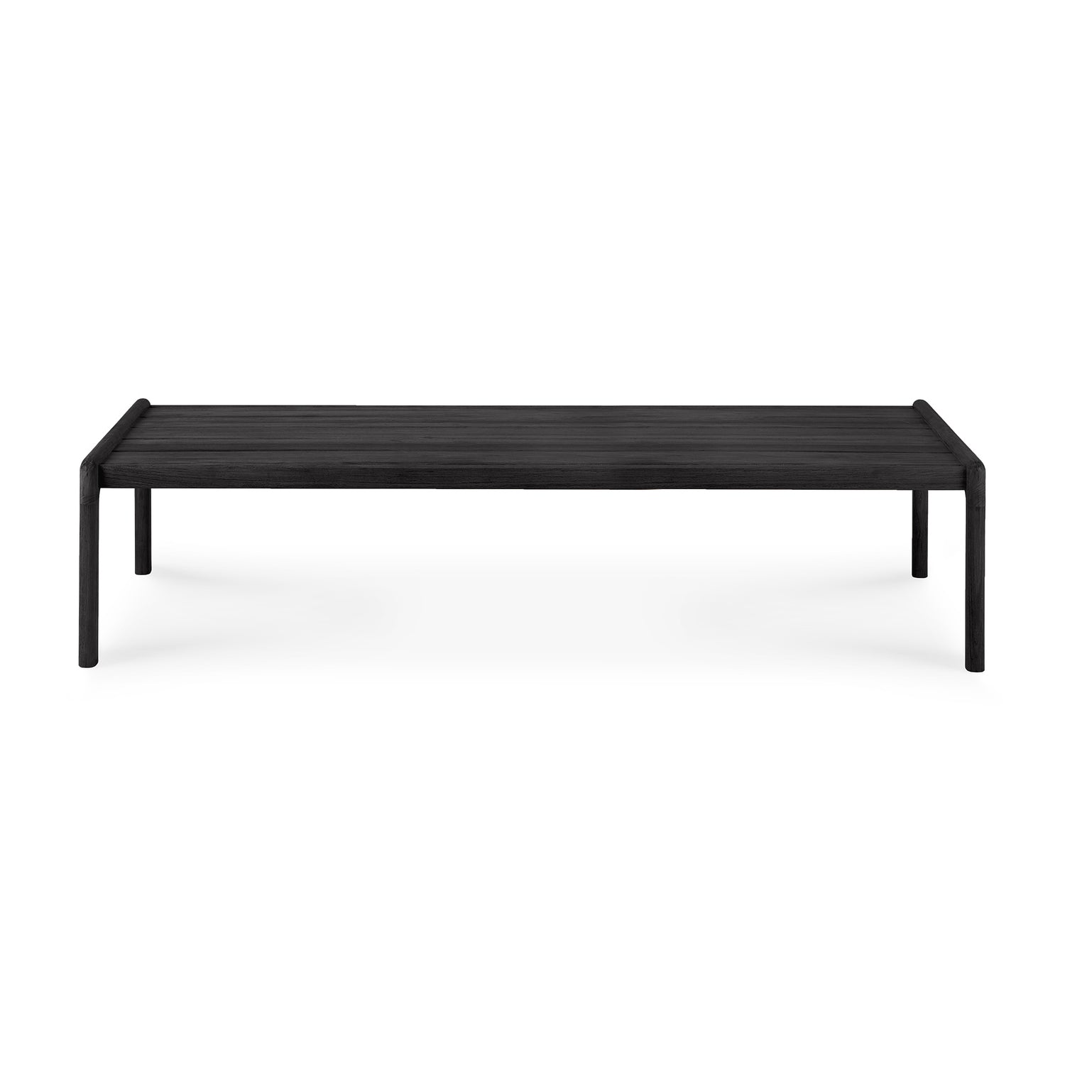 Jack Garten-Couchtisch - lackiertes Teak - schwarz - rechteckig - 150 x 65 x 35 cm - ZEN ZONE