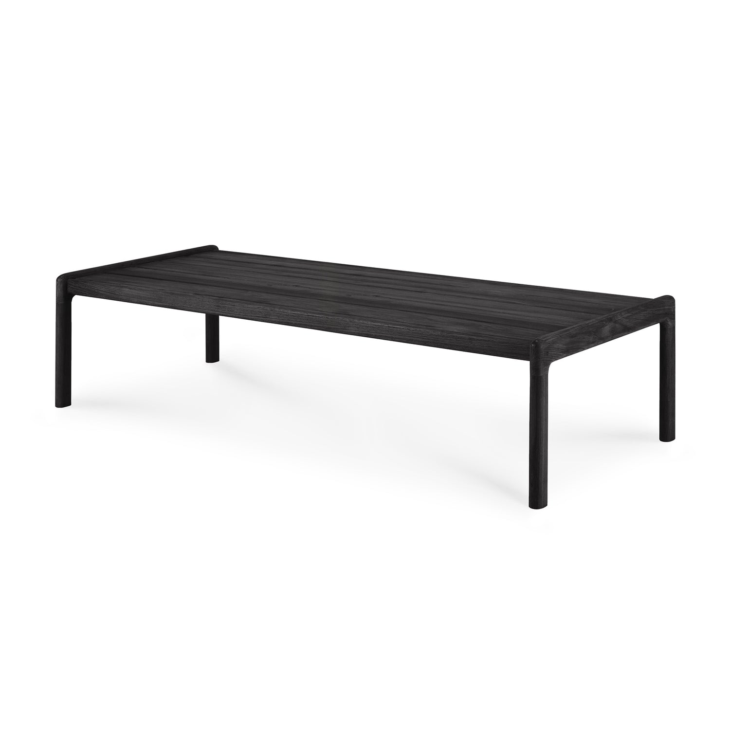 Jack Garten-Couchtisch - lackiertes Teak - schwarz - rechteckig - 150 x 65 x 35 cm - ZEN ZONE
