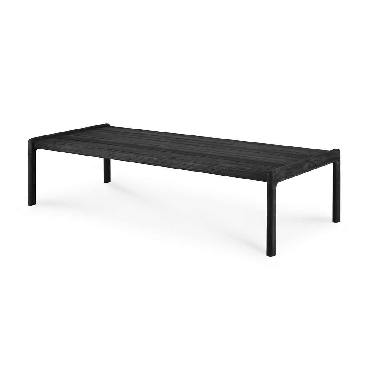 Jack Garten-Couchtisch - lackiertes Teak - schwarz - rechteckig - 150 x 65 x 35 cm - ZEN ZONE