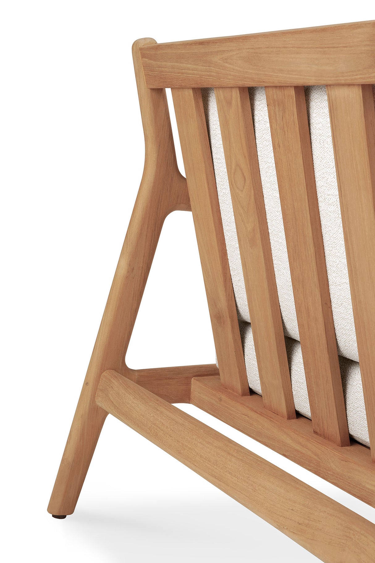 Jack Gartensofa - Teak - Off White Stoff - 3+ Sitzer - 265 x 90 x 74 cm - ZEN ZONE