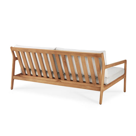 Jack Gartensofa - Teak - Off White Stoff - 2+ Sitzer - 180 x 90 x 74 cm - ZEN ZONE