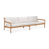 Jack Gartensofa - Teak - Off White Stoff - 3+ Sitzer - 265 x 90 x 74 cm - ZEN ZONE