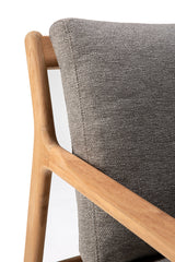 Jack Gartensofa - Teak - Mocha Stoff - 3+ Sitzer - 265 x 90 x 74 cm - ZEN ZONE