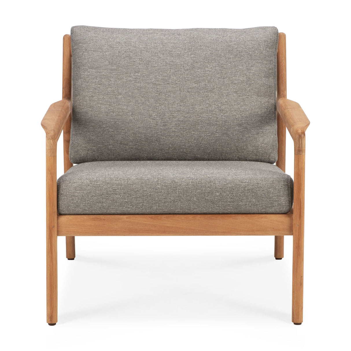Jack Garten-Loungestuhl - Teak - Mocha Stoff - 76 x 90 x 74 cm - ZEN ZONE