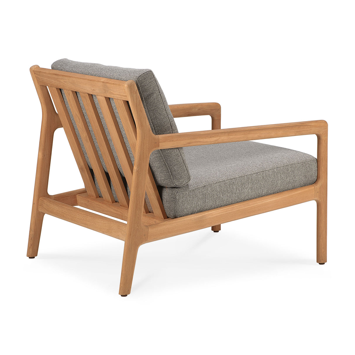 Jack Garten-Loungestuhl - Teak - Mocha Stoff - 76 x 90 x 74 cm - ZEN ZONE