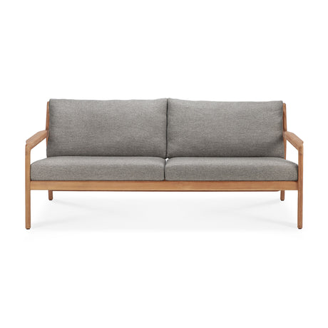 Jack Gartensofa - Teak - Mocha Stoff - 2+ Sitzer - 180 x 90 x 74 cm - ZEN ZONE