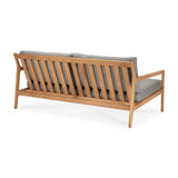 Jack Gartensofa - Teak - Mocha Stoff - 2+ Sitzer - 180 x 90 x 74 cm - ZEN ZONE