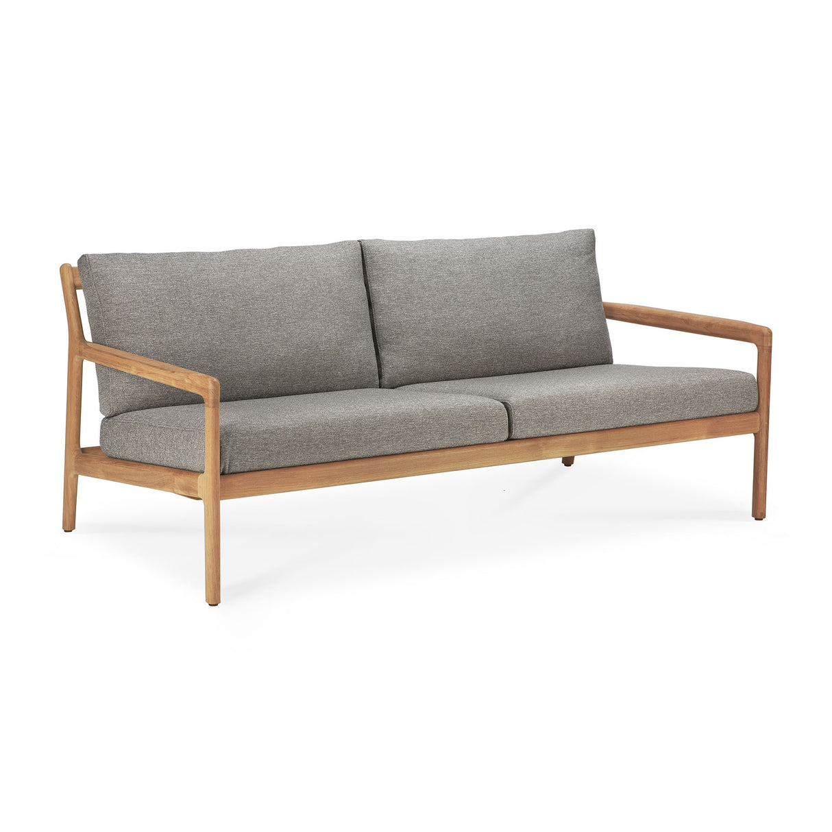 Jack Gartensofa - Teak - Mocha Stoff - 2+ Sitzer - 180 x 90 x 74 cm - ZEN ZONE