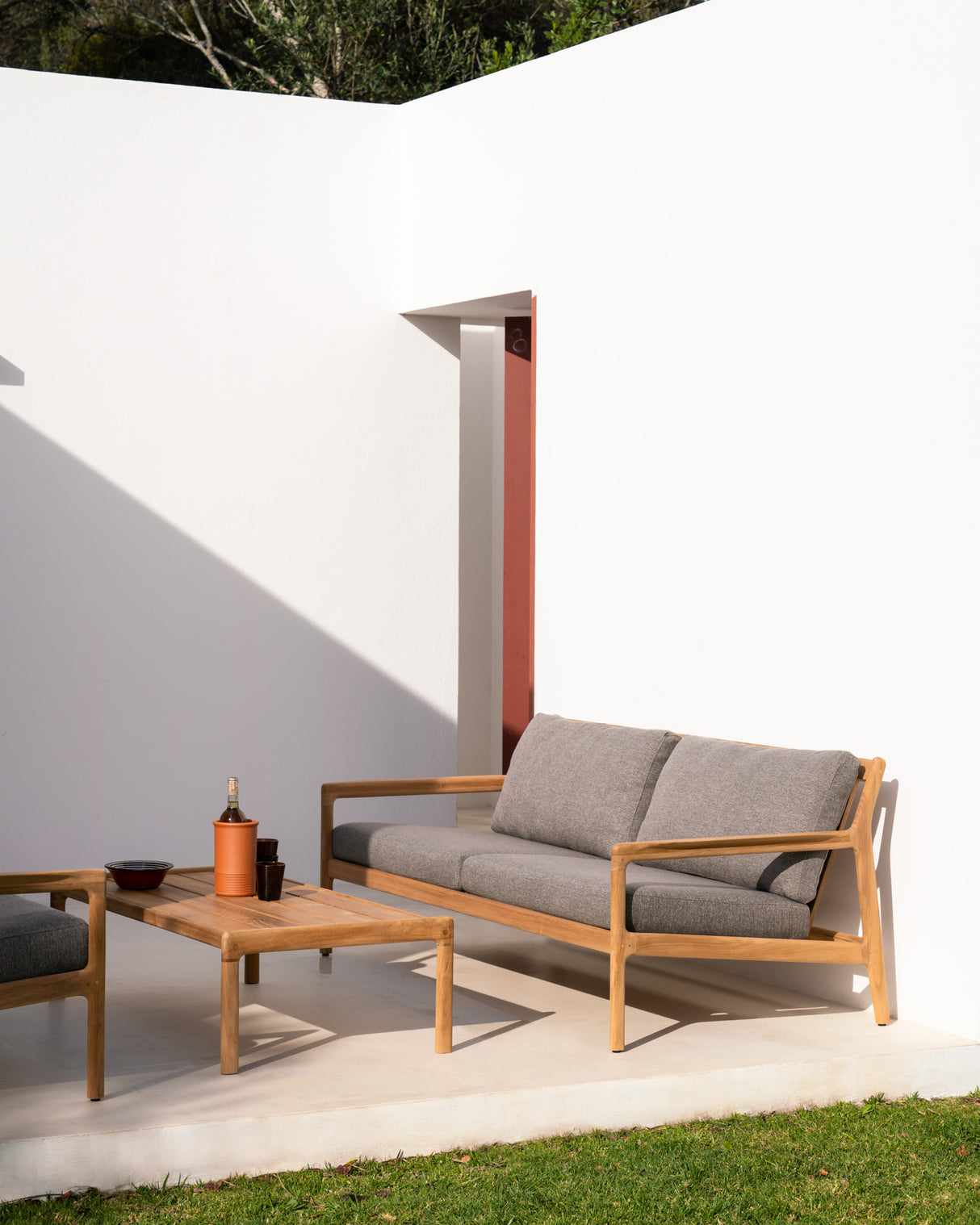 Jack Garten-Couchtisch - Teak - rechteckig - 150 x 65 x 35 cm - ZEN ZONE