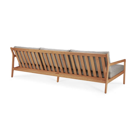 Jack Gartensofa - Teak - Mocha Stoff - 3+ Sitzer - 265 x 90 x 74 cm - ZEN ZONE