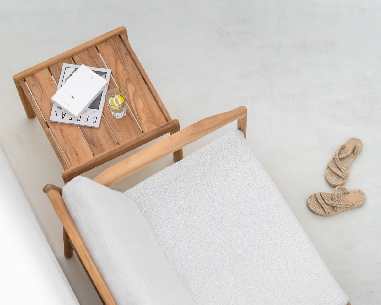 Jack Garten-Beistelltisch - Teak - rechteckig - 54 x 54 x 38 cm - ZEN ZONE Furniture