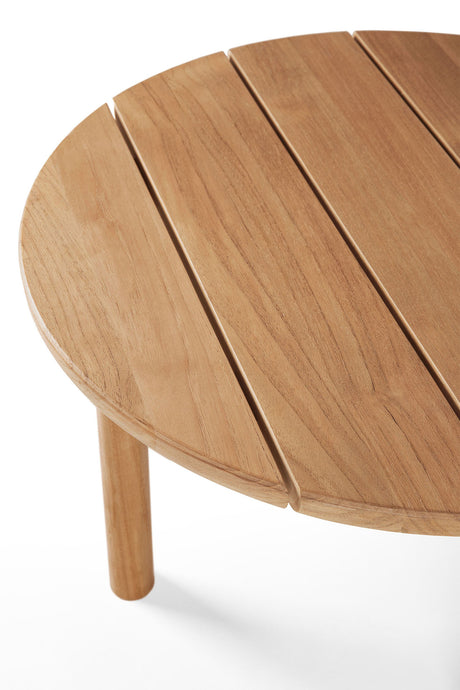 Quatro Garten-Couchtisch - Teak - rund - 95 x 95 x 35 cm - ZEN ZONE