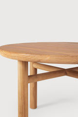 Quatro Garten-Beistelltisch - Teak - rund - 59 x 59 x 38 cm - ZEN ZONE Furniture