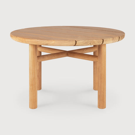 Quatro Garten-Beistelltisch - Teak - rund - 59 x 59 x 38 cm - ZEN ZONE Furniture