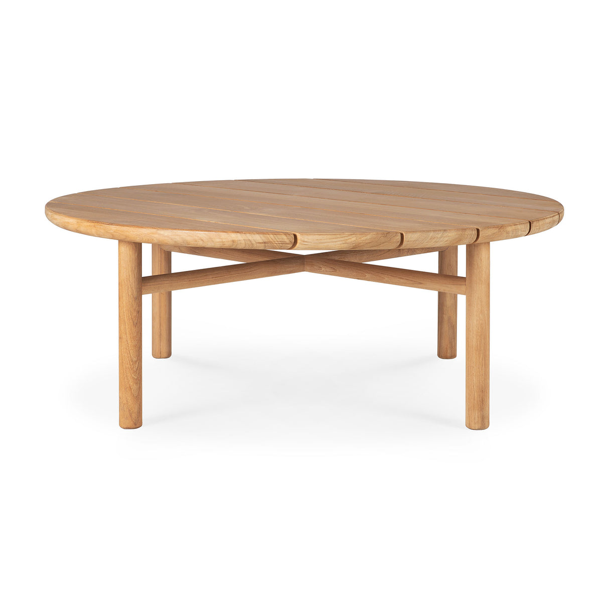 Quatro Garten-Couchtisch - Teak - rund - 95 x 95 x 35 cm - ZEN ZONE