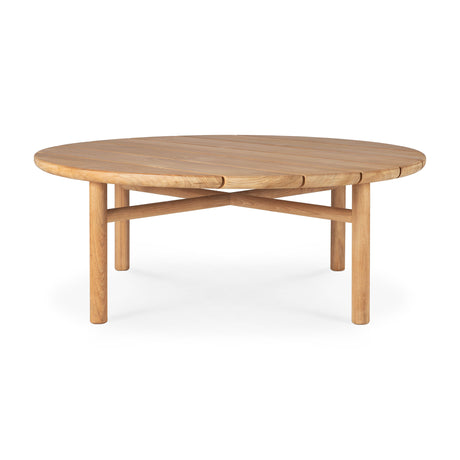 Quatro Garten-Couchtisch - Teak - rund - 95 x 95 x 35 cm - ZEN ZONE