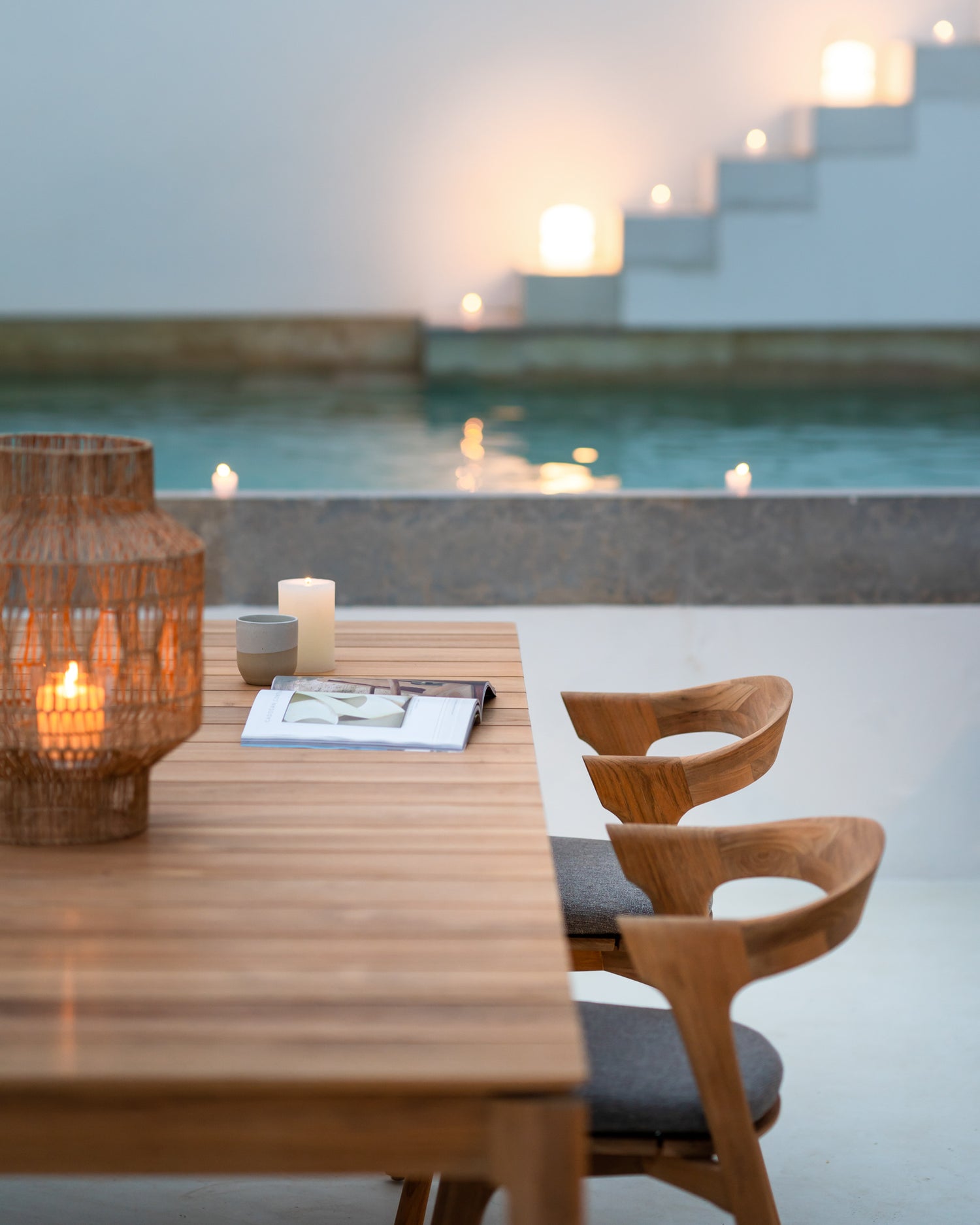 Bok Gartentisch - Teak - rechteckig - 250 x 100 x 76 cm - ZEN ZONE