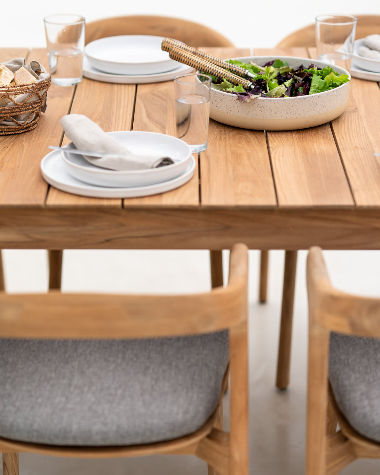 Bok Gartentisch - Teak - rechteckig - 250 x 100 x 76 cm - ZEN ZONE