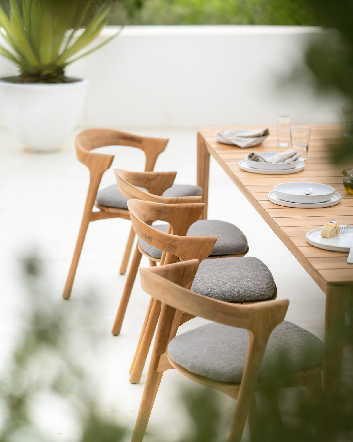 Bok Gartentisch - Teak - rechteckig - 250 x 100 x 76 cm - ZEN ZONE