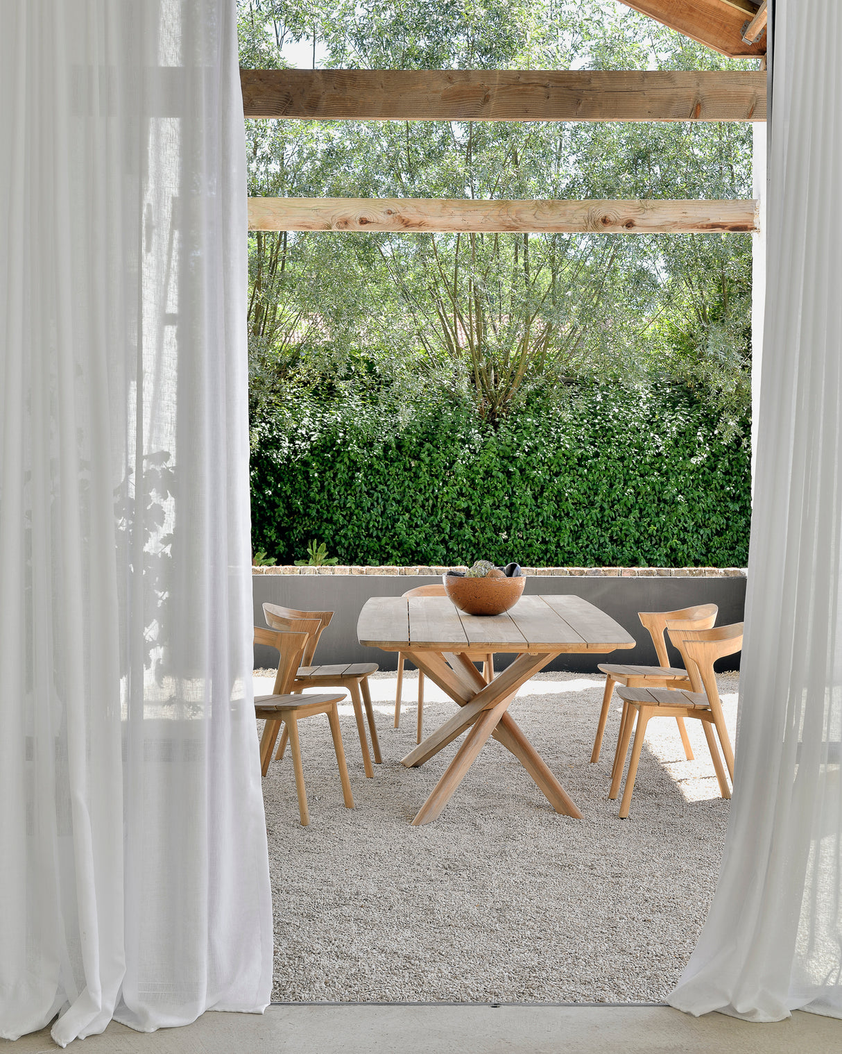 Mikado Gartentisch - Teak - rechteckig - 240 x 108 x 76 cm - ZEN ZONE