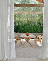 Mikado Gartentisch - Teak - rechteckig - 240 x 108 x 76 cm - ZEN ZONE