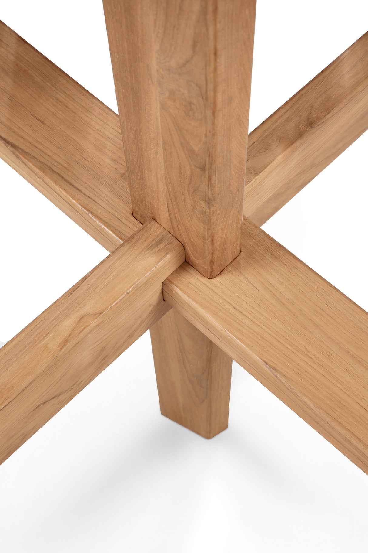 Circle Gartentisch - Teak - rund - 136 x 136 x 76 cm - ZEN ZONE