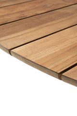 Circle Gartentisch - Teak - rund - 163 x 163 x 76 cm - ZEN ZONE