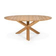 Circle Gartentisch - Teak - rund - 163 x 163 x 76 cm - ZEN ZONE