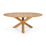 Circle Gartentisch - Teak - rund - 163 x 163 x 76 cm - ZEN ZONE